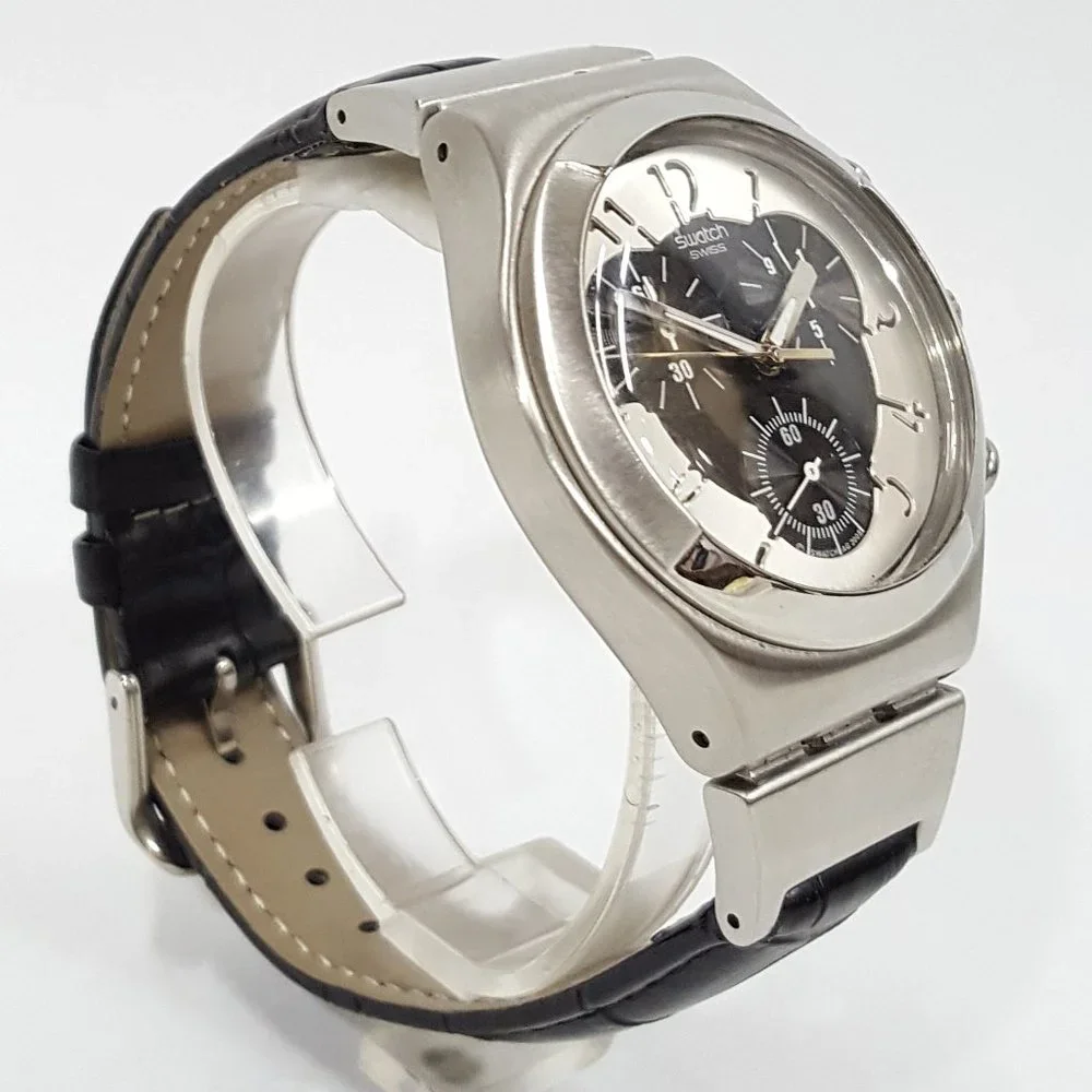 Swatch Irony V8 Quartz Chronograph Double Level Wristwatch YCS109 AG 2005